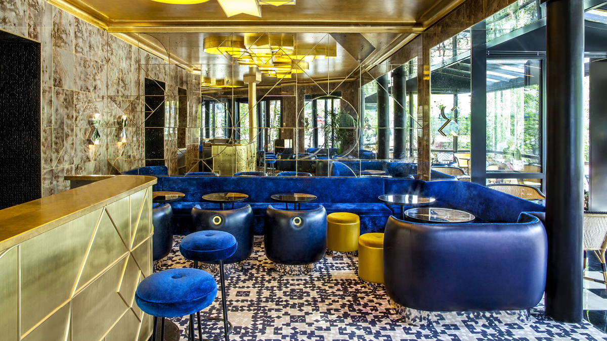 Café Français opéra bastille bar bleu